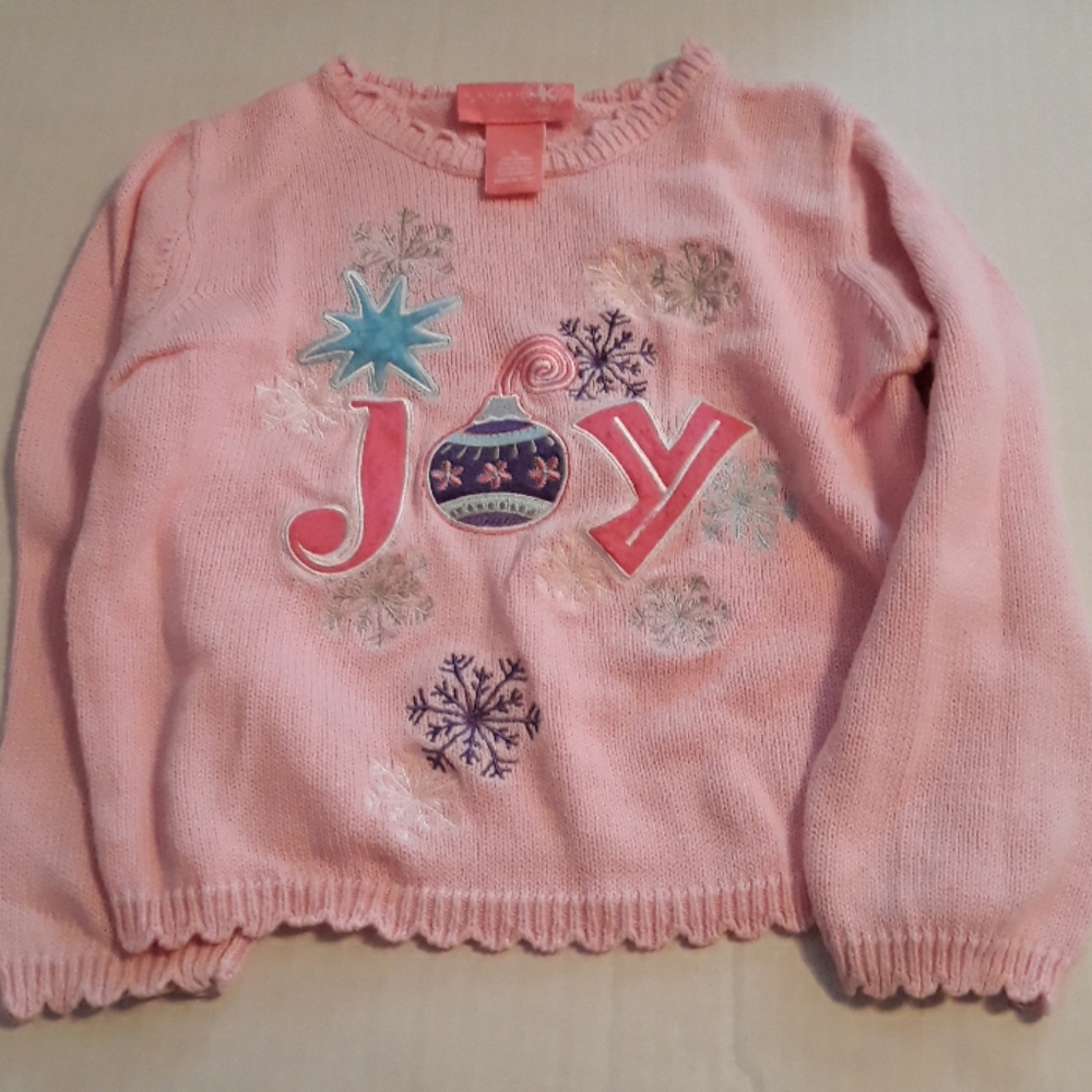 J.Khaki Girls Pink Winter  Sweater